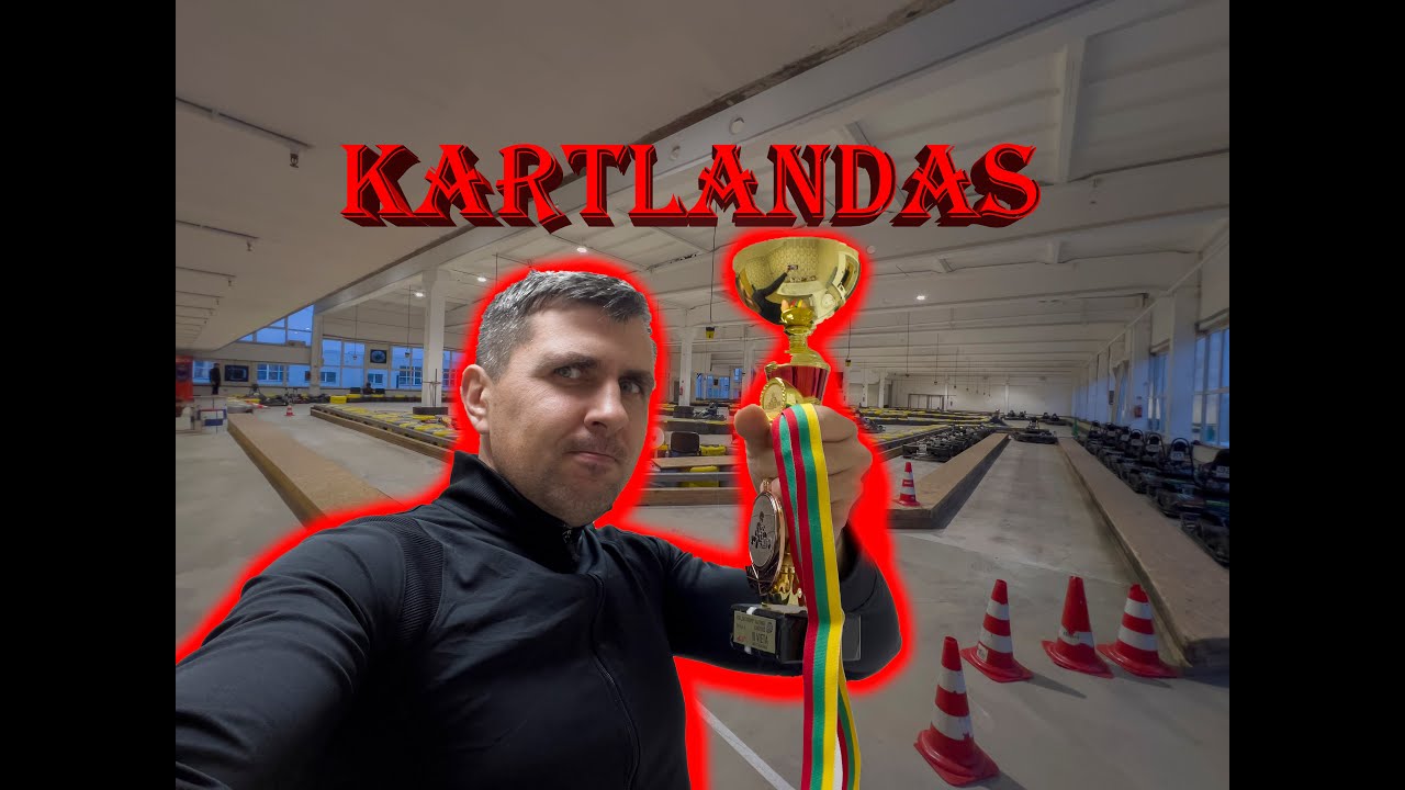 Kartodromas Kartlandas Kaunas | Lenktynės kartingų trasoje. Vlog