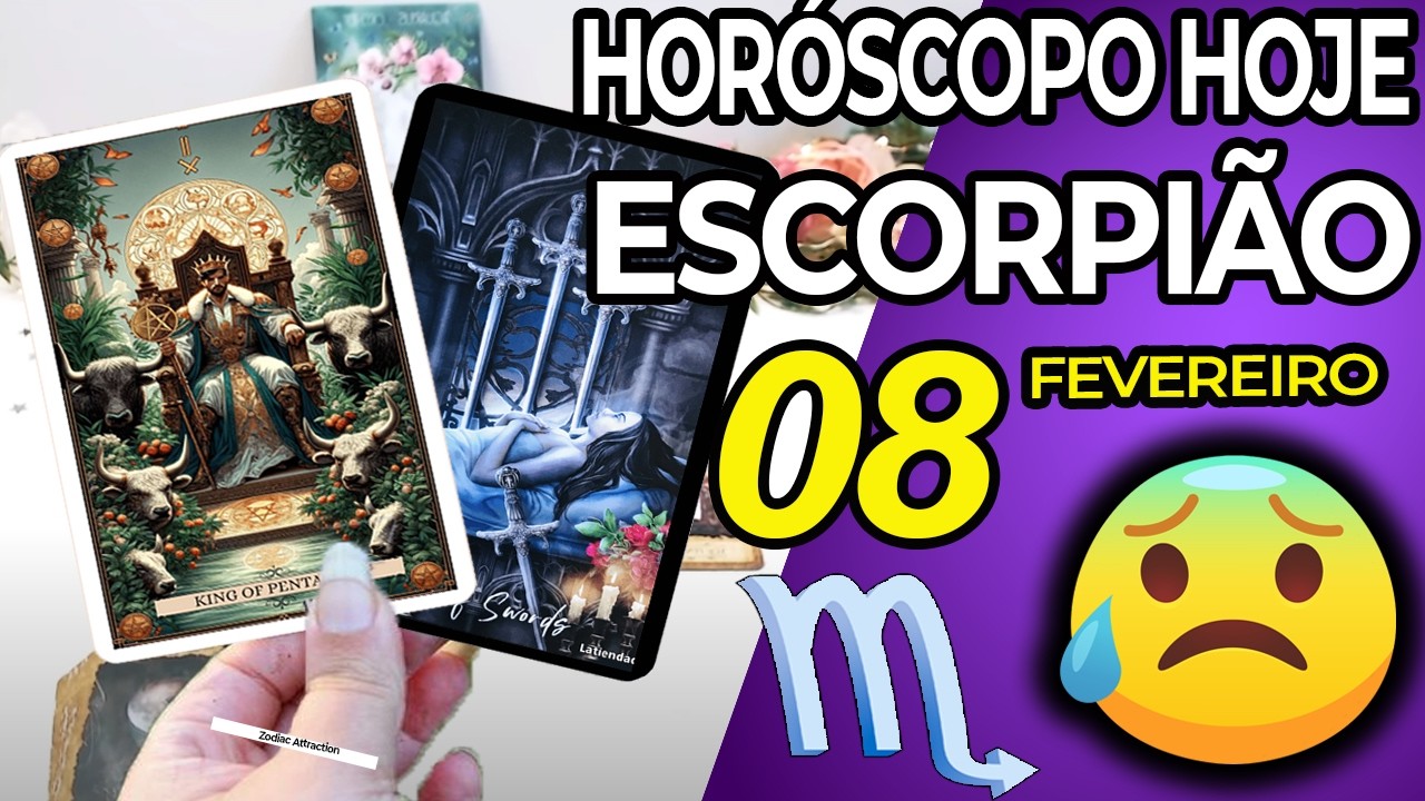 MUITO FORTE☢️⛔ESTE TAROT DIZ TUDO EXATAMENTE Escorpião ♏ 8 Fevereiro 2026 Horoscopo do dia de hoje