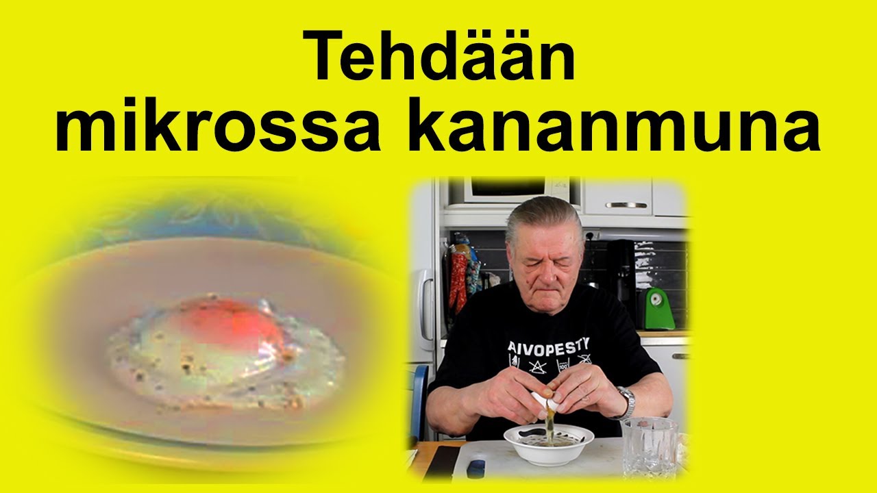 Tehdään mikrossa kananmuna