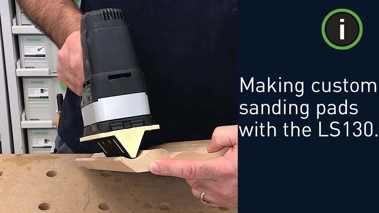 Festool Training: Making custom sanding pads with the LS 130 and interface pads