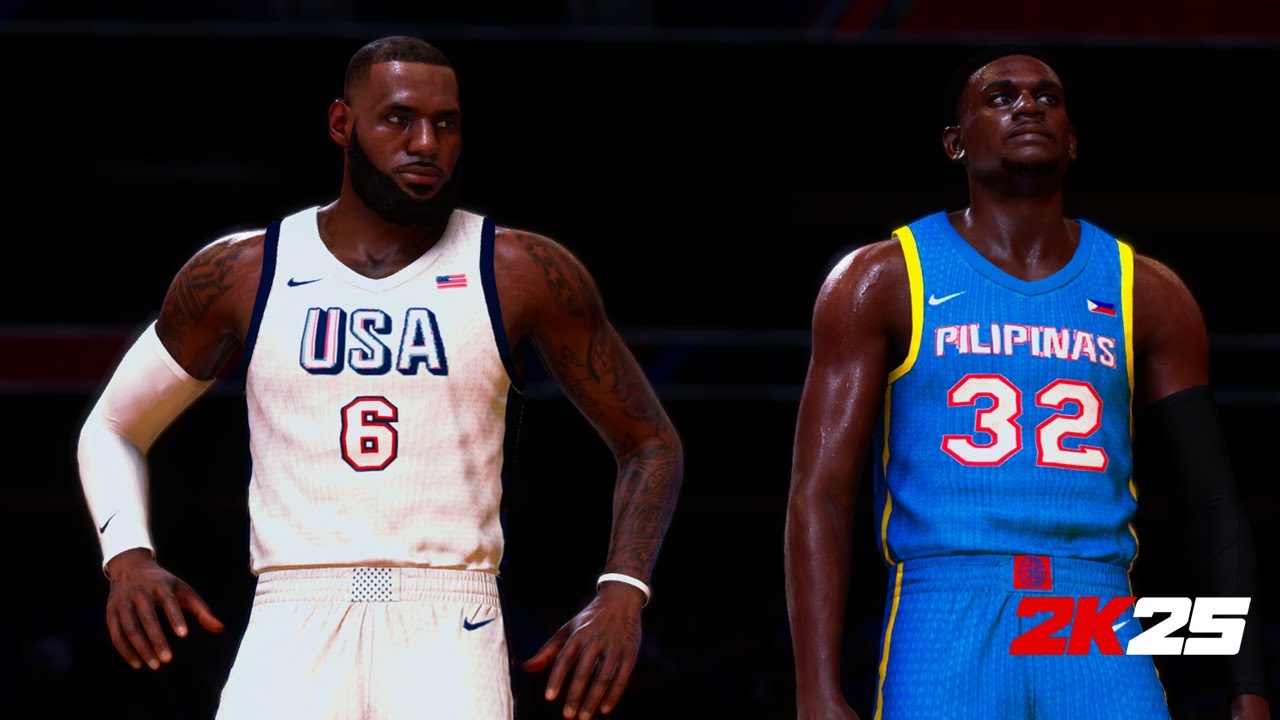 🔥 TEAM USA vs GILAS PILIPINAS! 🇺🇸🇵🇭 INTENSE Olympic Mode Battle!