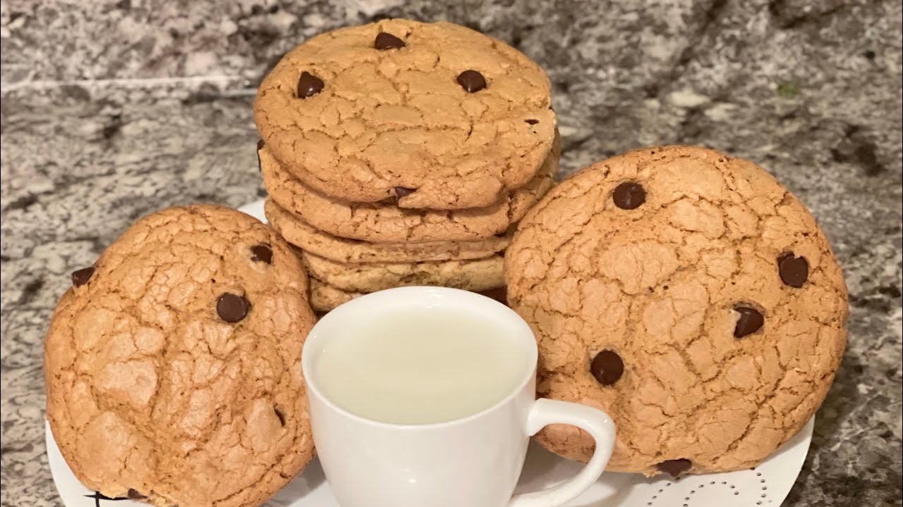 GALLETAS DE CHISPAS DE CHOCOLATE SIN MANTEQUILLA SÚPER DELICIOSAS 🫶🏻😋