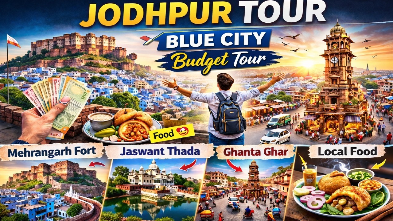 Jodhpur City Tour in ₹700 | | Mehrangarh Fort & Blue City Budget Trip | Best Places | Budget Tips