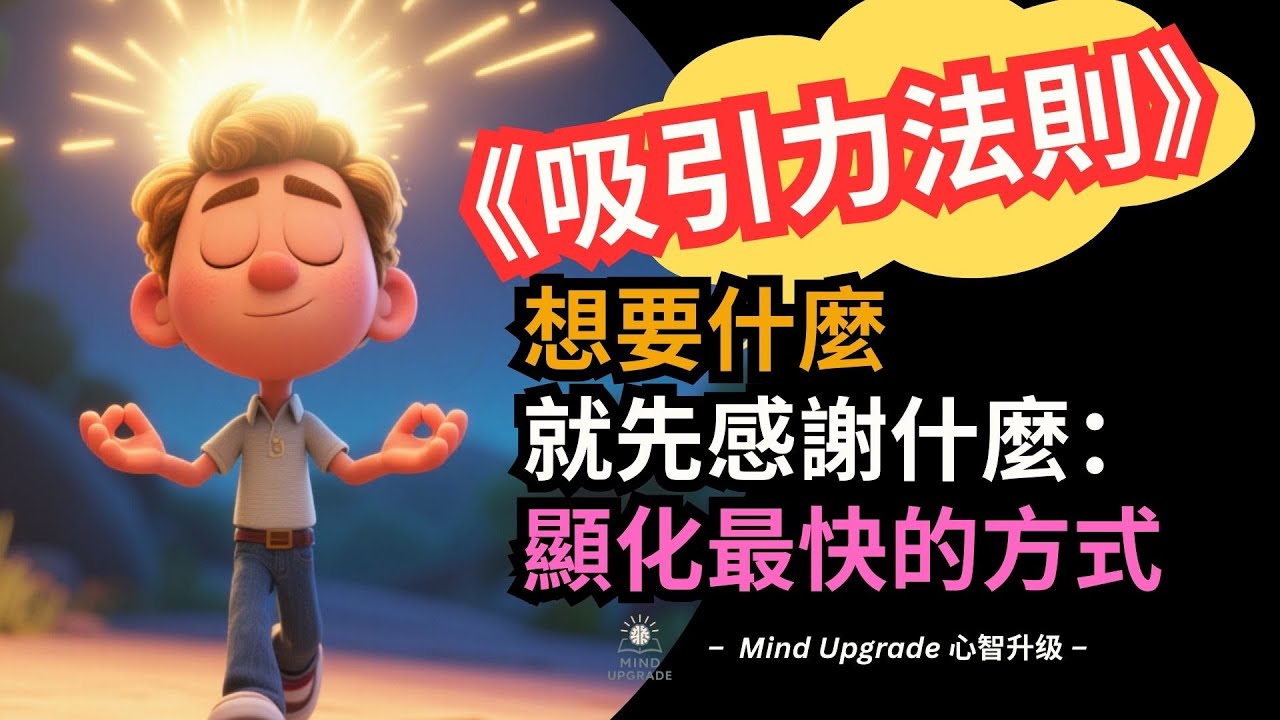 《吸引力法則》想要什麼就先感謝什麼：顯化最快的方式