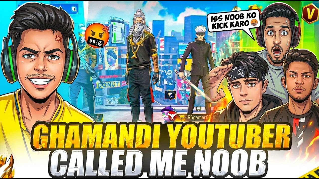 Ultimate Guild Test Prank On BIG YOUTUBER 🤯 Yeh क्या होगया || 1 VS 4 👿 GARENA FREE FIRE