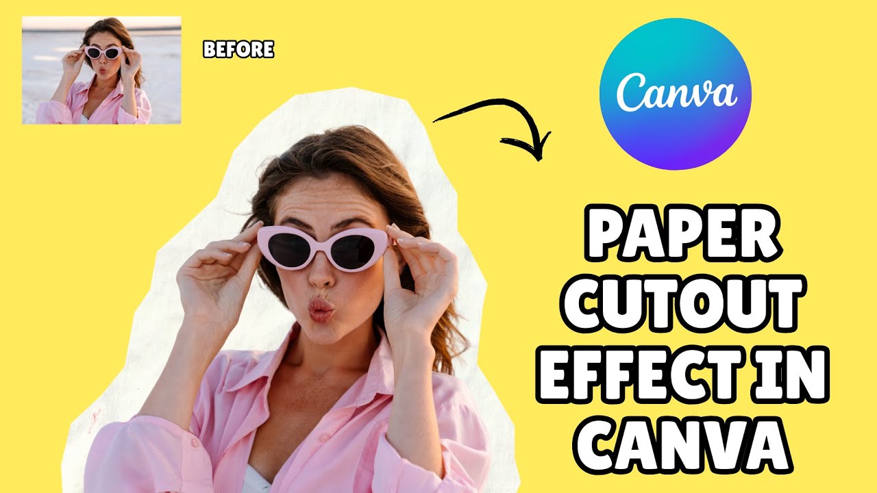 How to Create a Paper Cutout Effect Tutorial in Canva