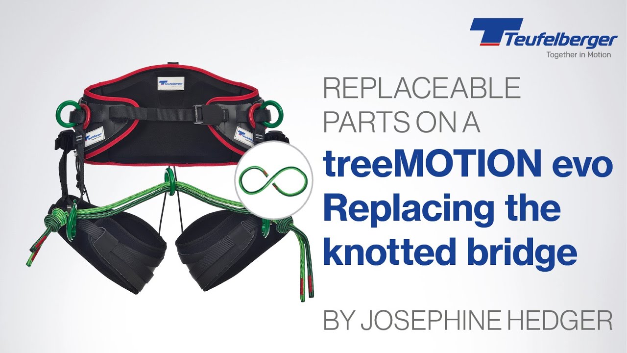 Knotted bridge replacement on treeMOTION evo  by Josephine Hedger
