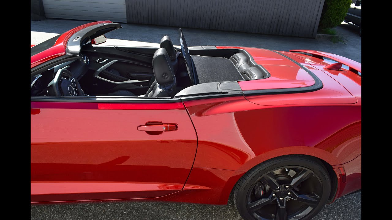 Camaro Convertible Wind Deflector Install Video by Love The Drive. Wind Deflector fits 2016 to 2023