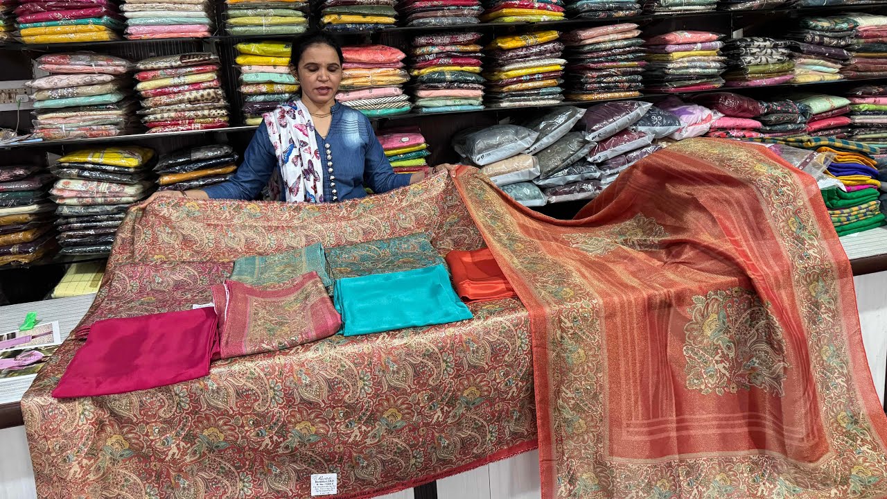 🌹Zafira silk trending designer suit ☎️9169543000