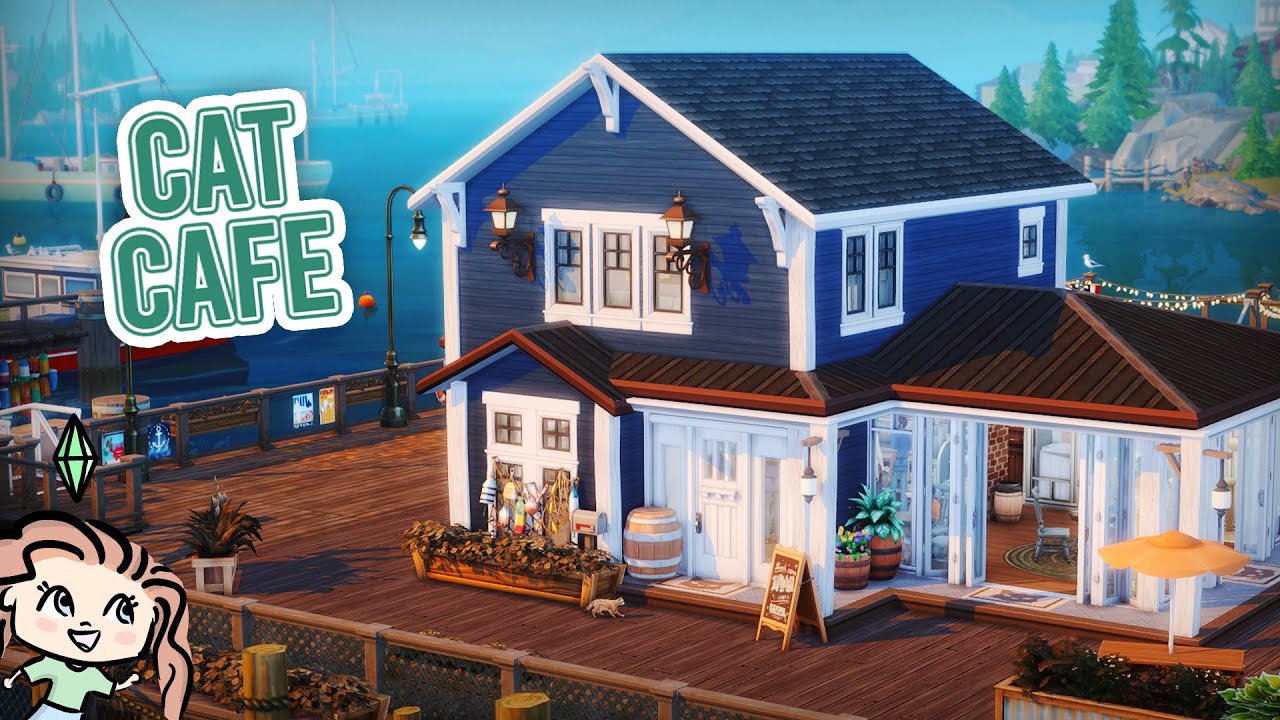 Cozy Cat Cafe 🐈 || The Sims 4 Speed Build