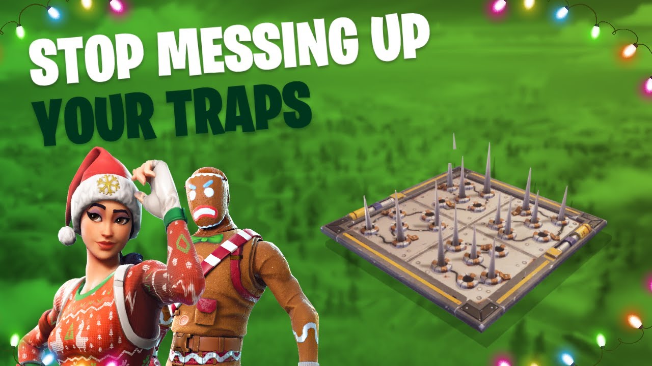 Why you keep MESSING UP your TRAPS (Fortnite One Minute Tips)