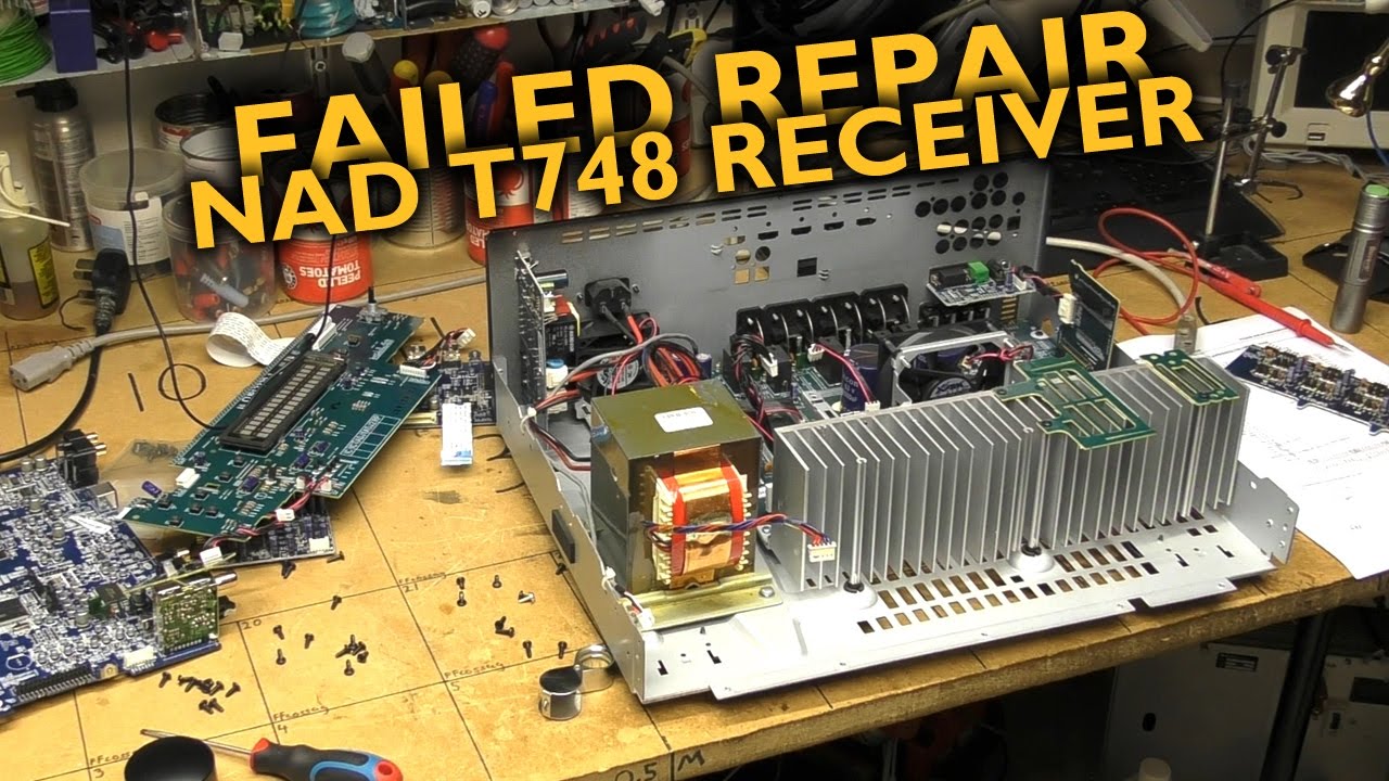 НЕИСПРАВНОСТЬ! Устранение неполадок/разборка NAD T748 в режиме ожидания
