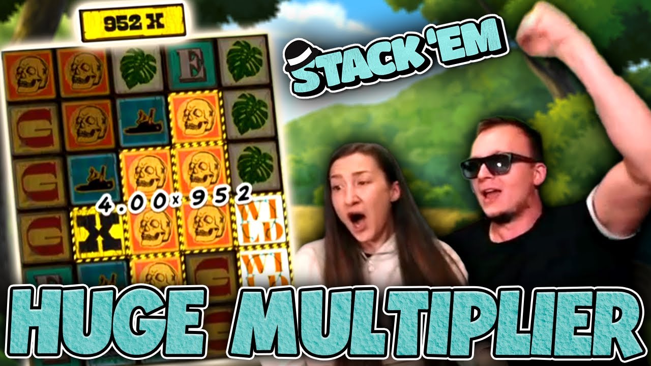 HUGE Win with Insane Multiplier on Stack'em Slot