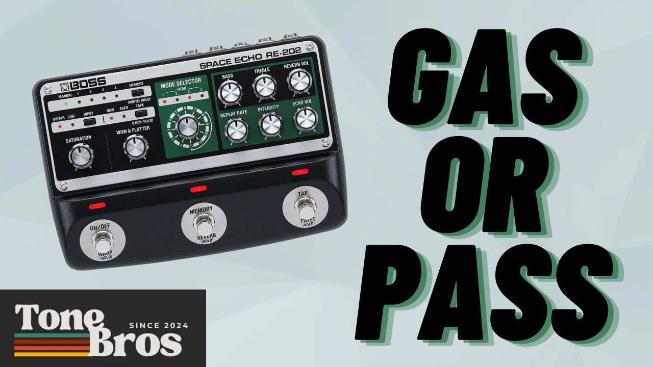 BOSS RE-202 Delay Pedal (G.A.S. or Pass 