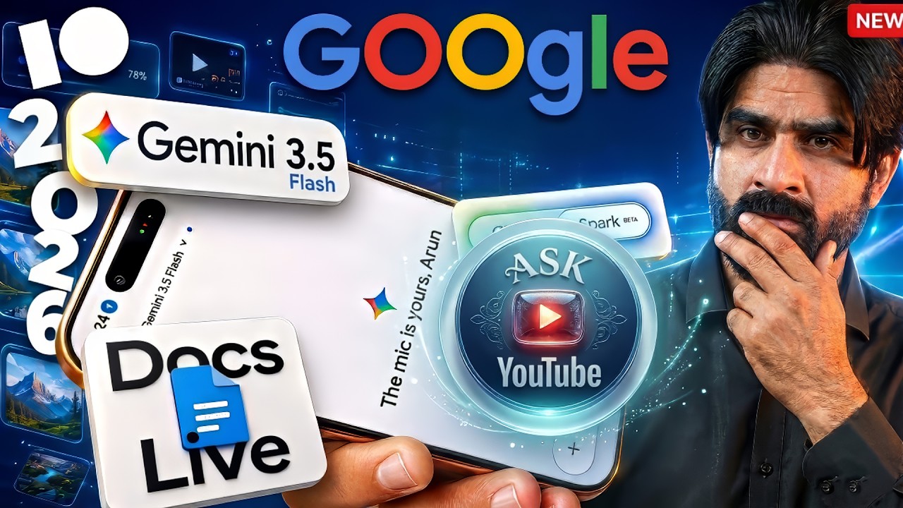 Google I/O 2026 😱 Gemini Spark, OMNI, 3.5 Flash & AI Updates Changed EVERYTHING!