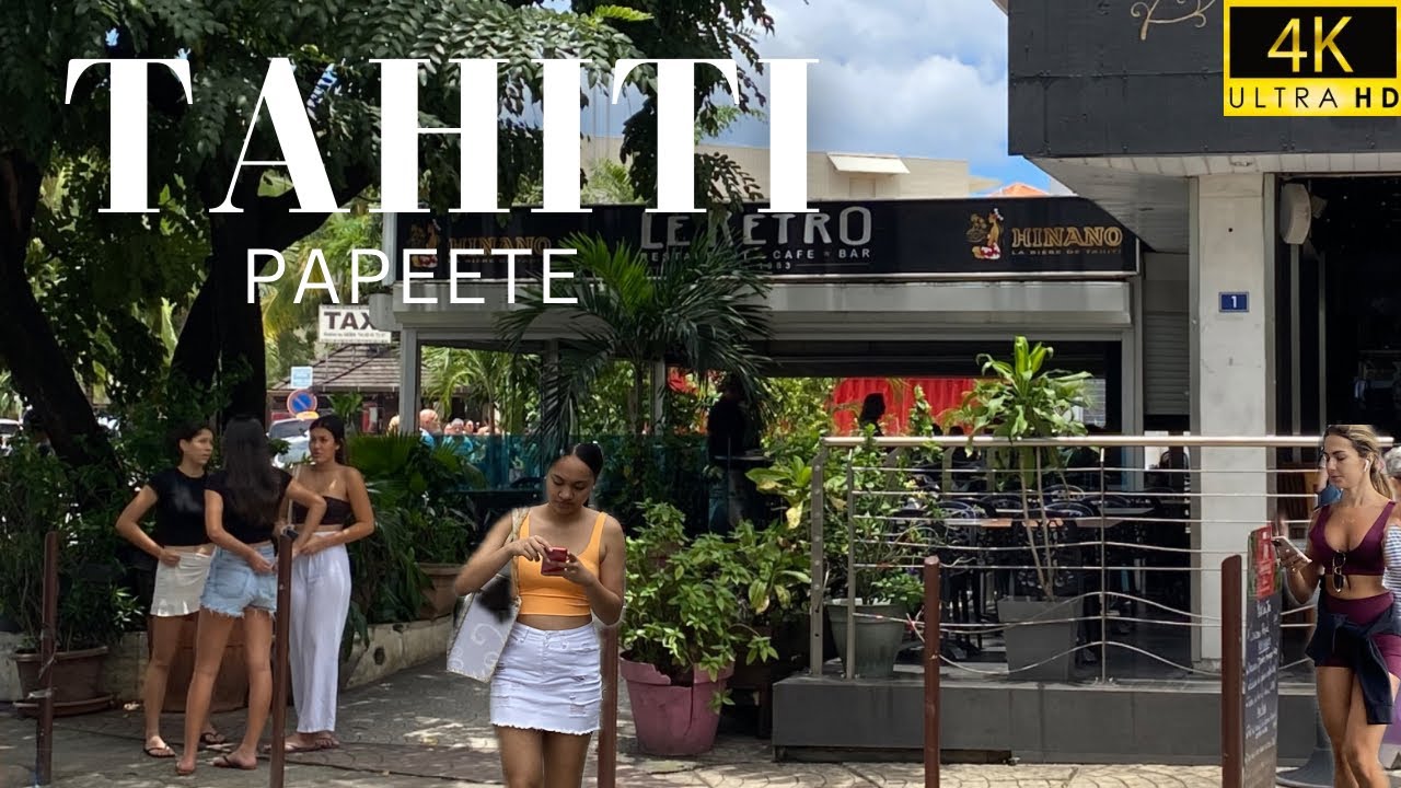 [4K] EXPLORING PAPEETE: TAHITI‘S CAPITAL CITY FRENCH POLYNESIA🇵🇫 WALKING TOUR