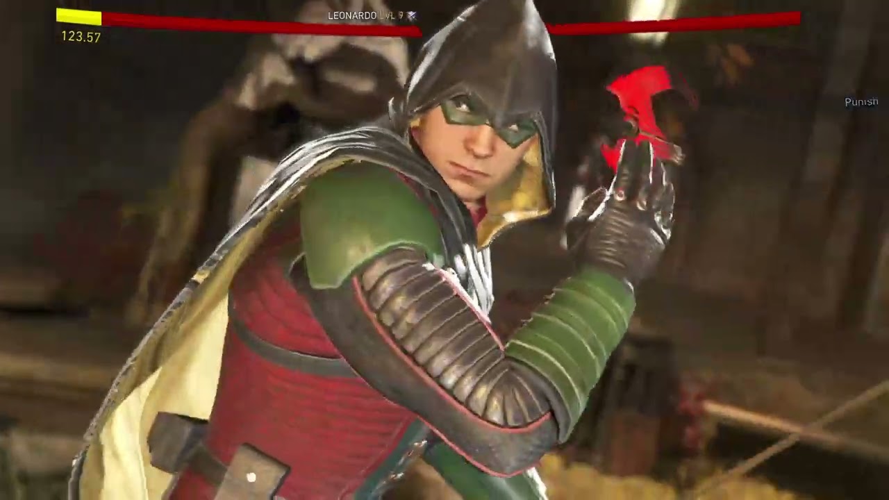 Injustice 2 Leonardo vs Robin