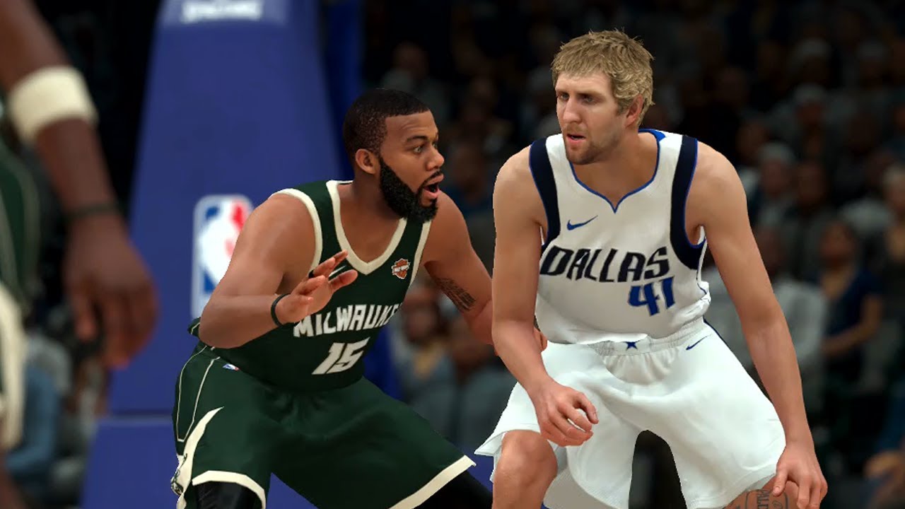 OVERTIME GAME - Dallas Mavericks vs Milwaukee Bucks (NBA 2K18 Gameplay)