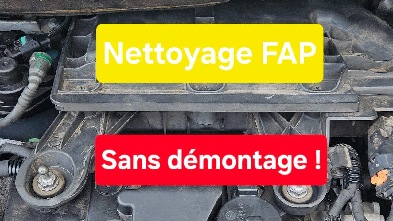 Comment nettoyer un filtre à particules FAP sans démontage ? 1.4 HDI pour 5 euros  💪