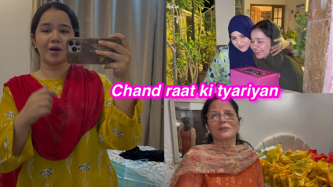 Chand raat ki tyariyan | sbko eid gift diye | Sitara yaseen vlog