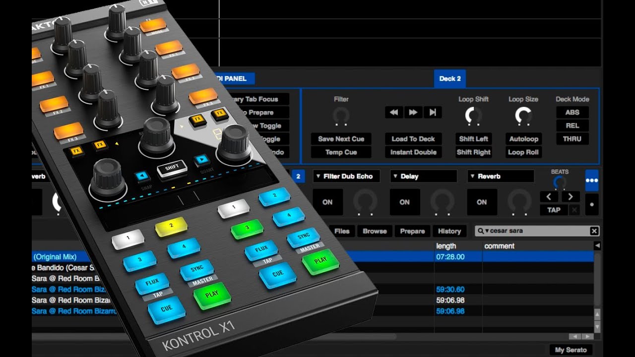 Serato MIDI Mapping: Caso Traktor Kontrol X1mk2