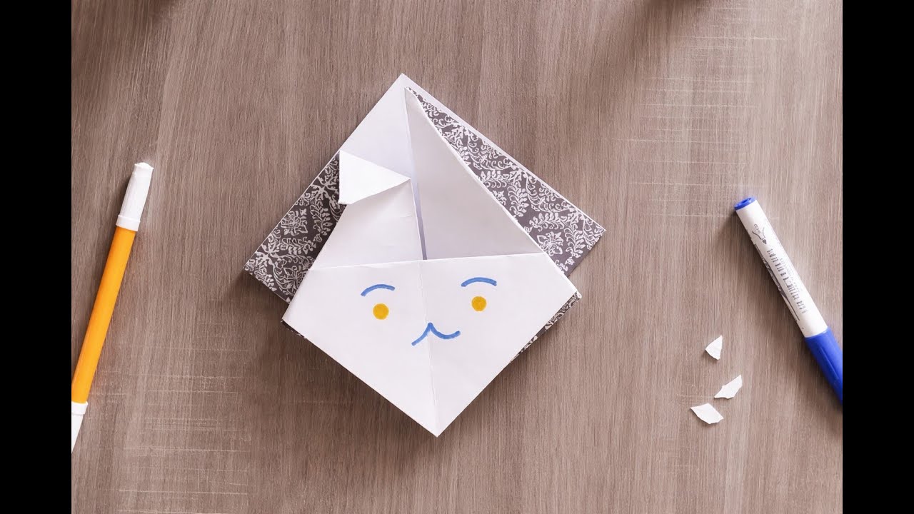👉 Origami Facile : Comment Faire un Lapin en Papier 🐰
