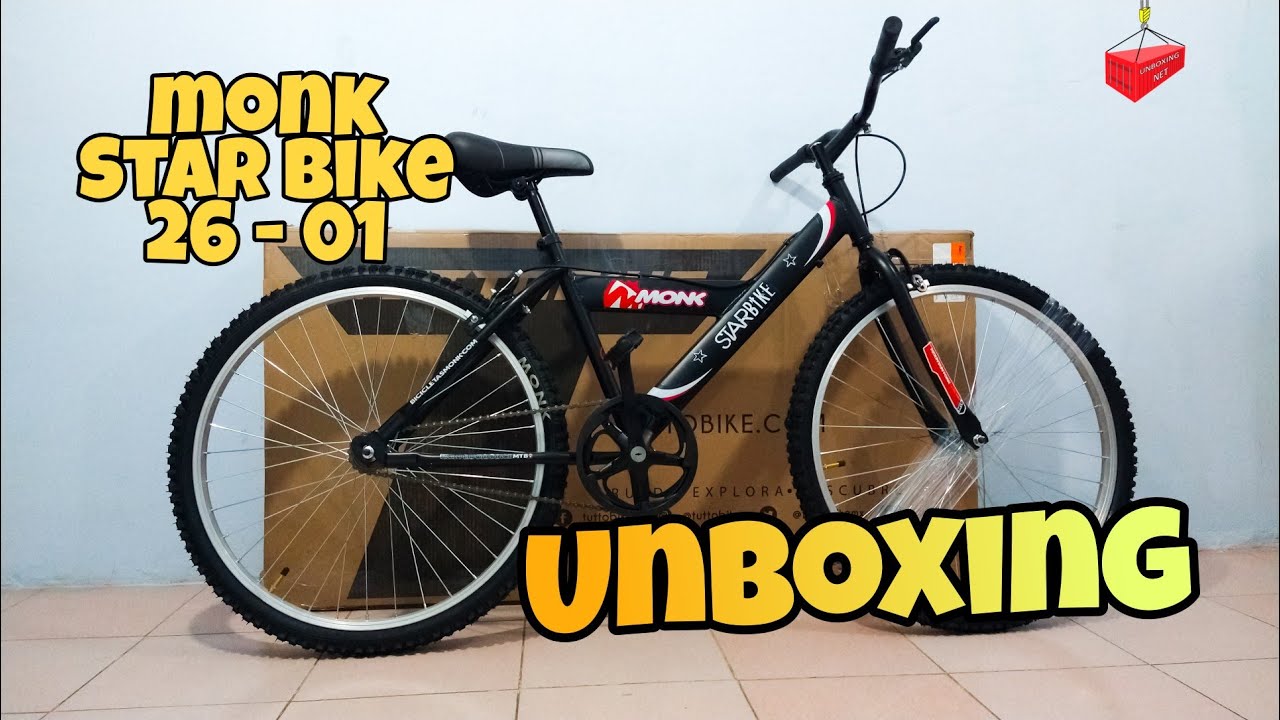 BICICLETA DE MONTAÑA MTB MONK STARBIKE 26-01 - Unboxing y Review