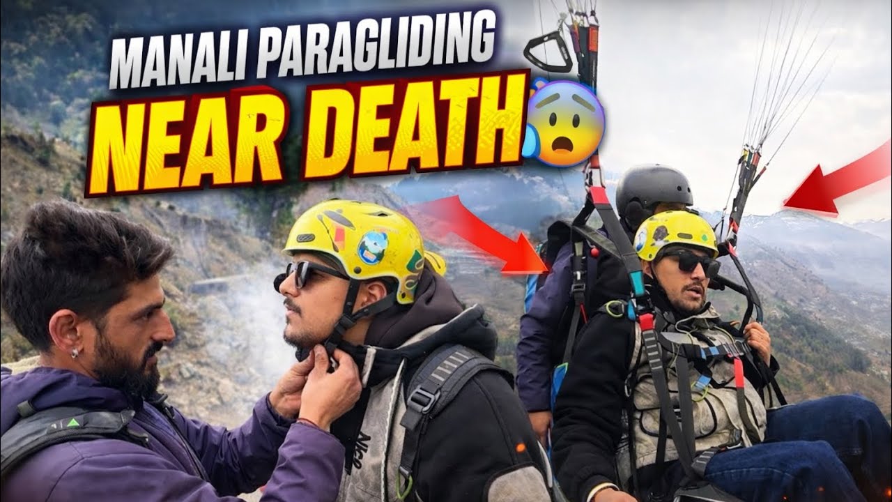 Manali Paragliding 🪂 Near Death Moment Caught On Camera 😨