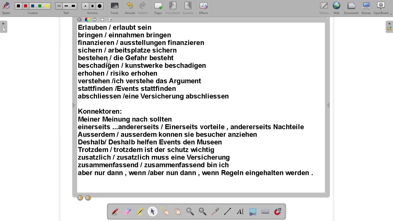 أهم الأفعال في اللغة الألمانية للمستوى B1 / B2 🇩🇪📚