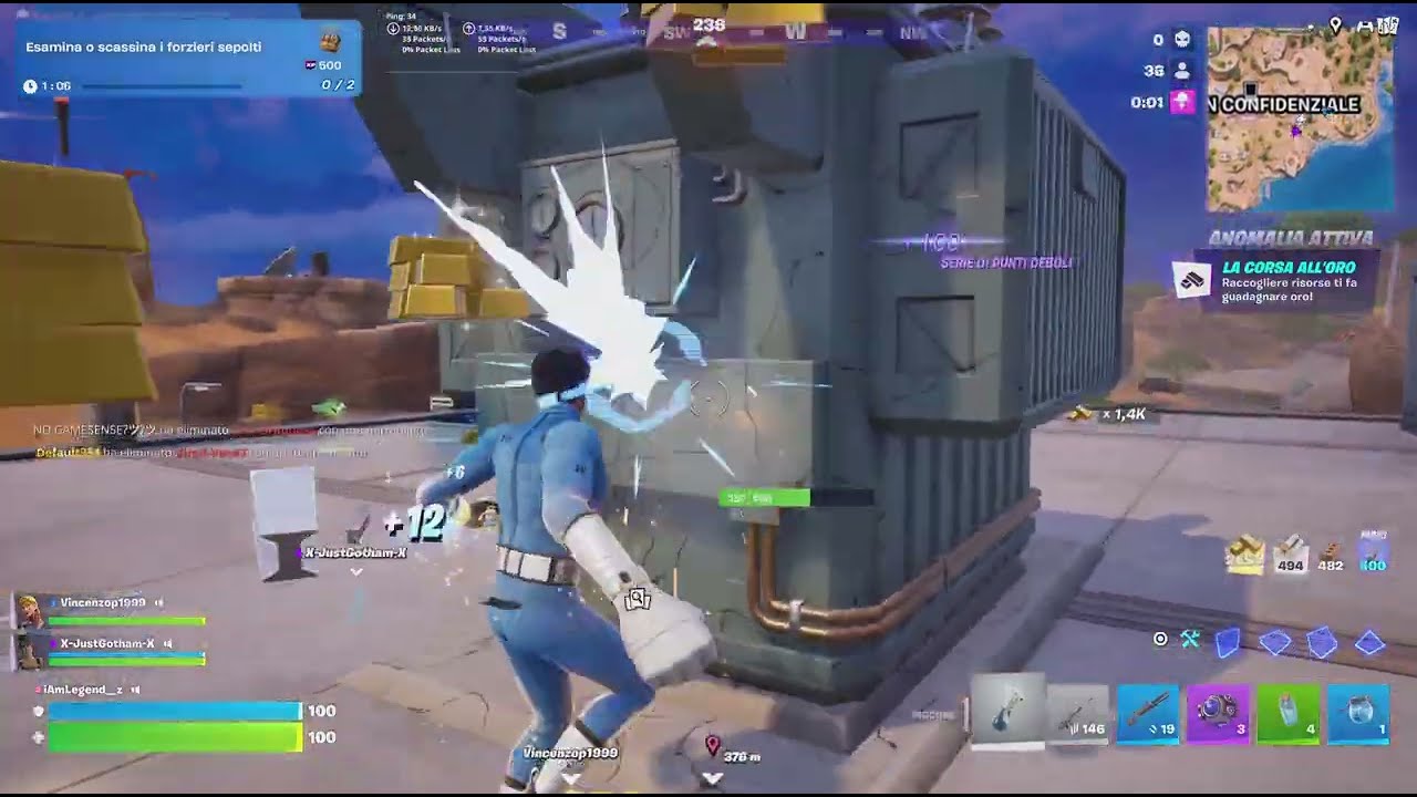 FORTNITE - GAMEPLAY CAPITOLO 7 STAGIONE 1 #77