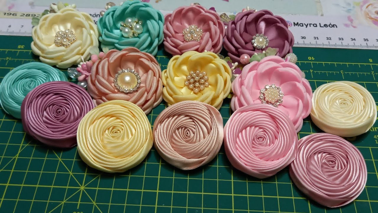 flor torbellino facil y rápida de realizar #mayraleon /flores bonitas
