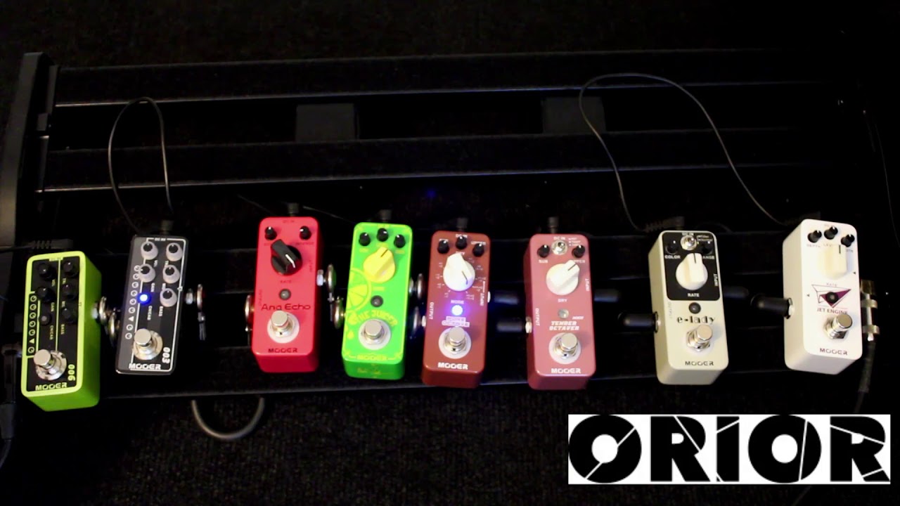 A review of 21 Mooer pedals