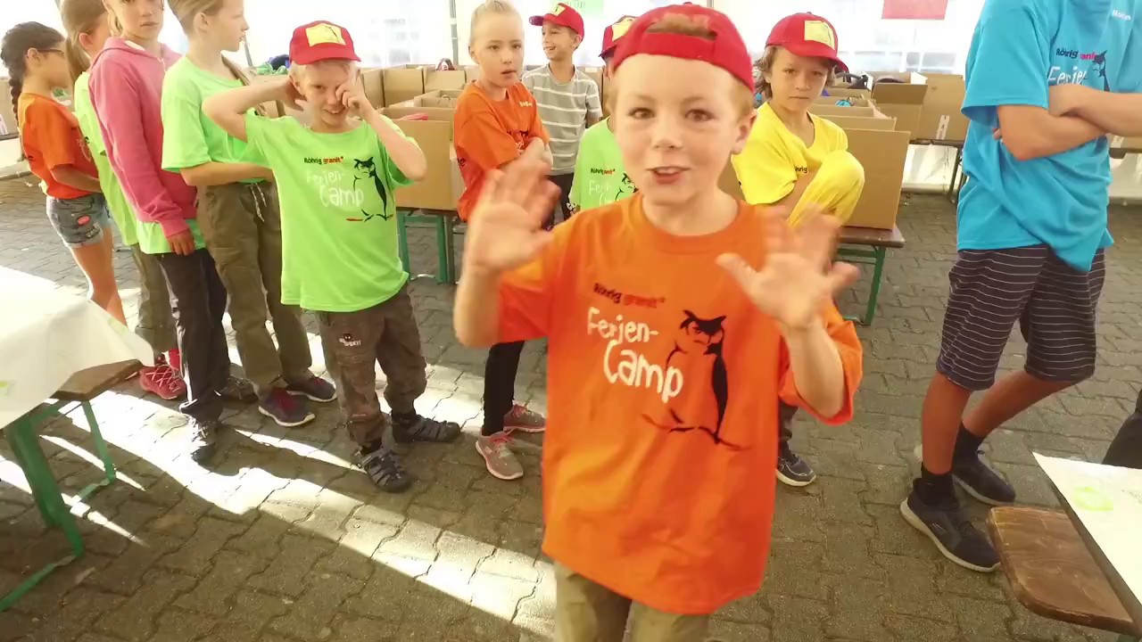 R&Ouml;HRIG granit&reg; - Feriencamp 2018 Tag 1