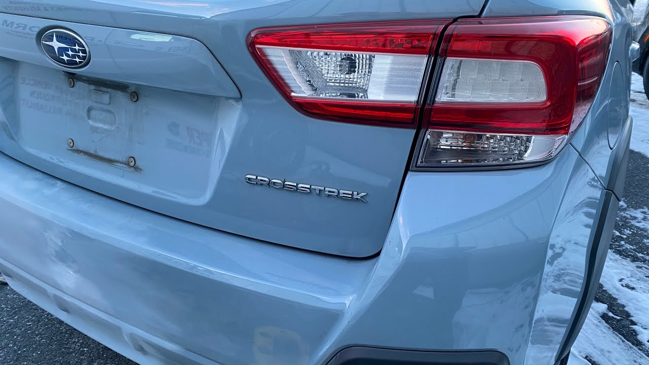 Как снять тормоз, задний фонарь и задний бампер на Subaru Crosstrek 2018 года