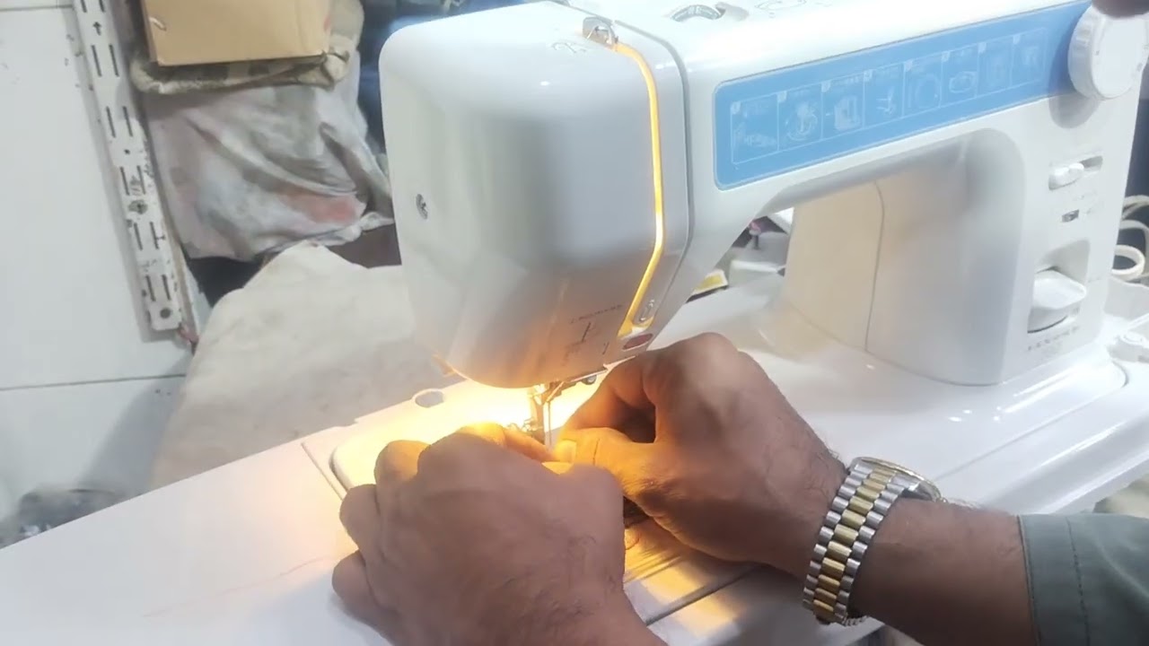 Janome simple sewing machine complete operating video