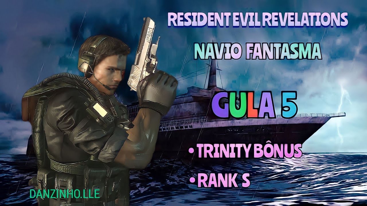 RESIDENT EVIL REVELATIONS [PS4] RAID MODE - NAVIO FANTASMA TRINITY BÔNUS /GULA 5 (GHOST SHIP) GSH TA
