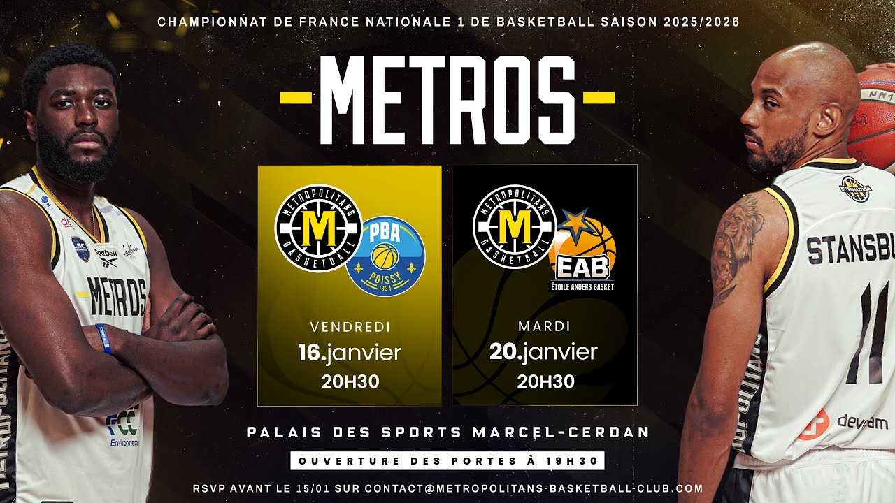 METROPOLITANS BASKETBALL CLUB vs ANGERS