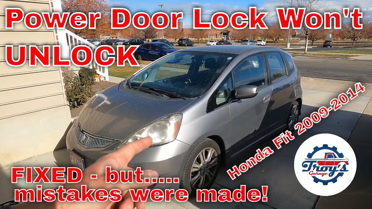 2009 Honda Fit Door Lock Acuator — были допущены ОШИБКИ