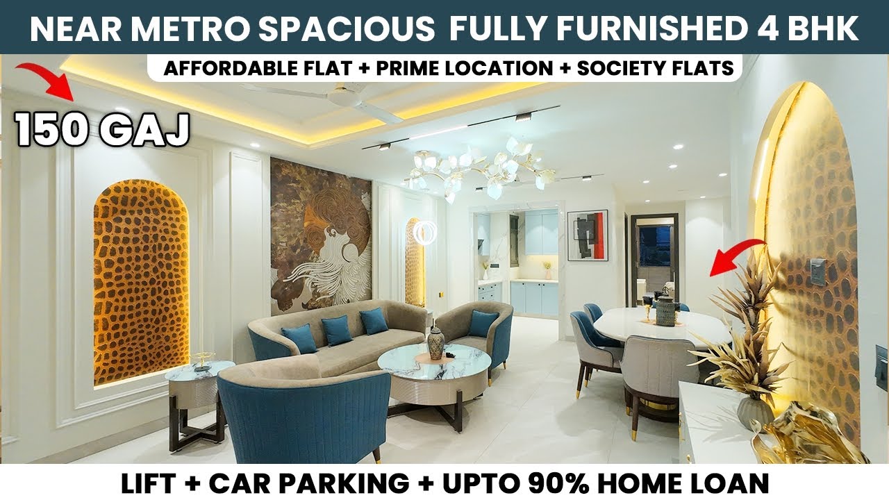 4 BHK luxury flat in Nawada metro station 
