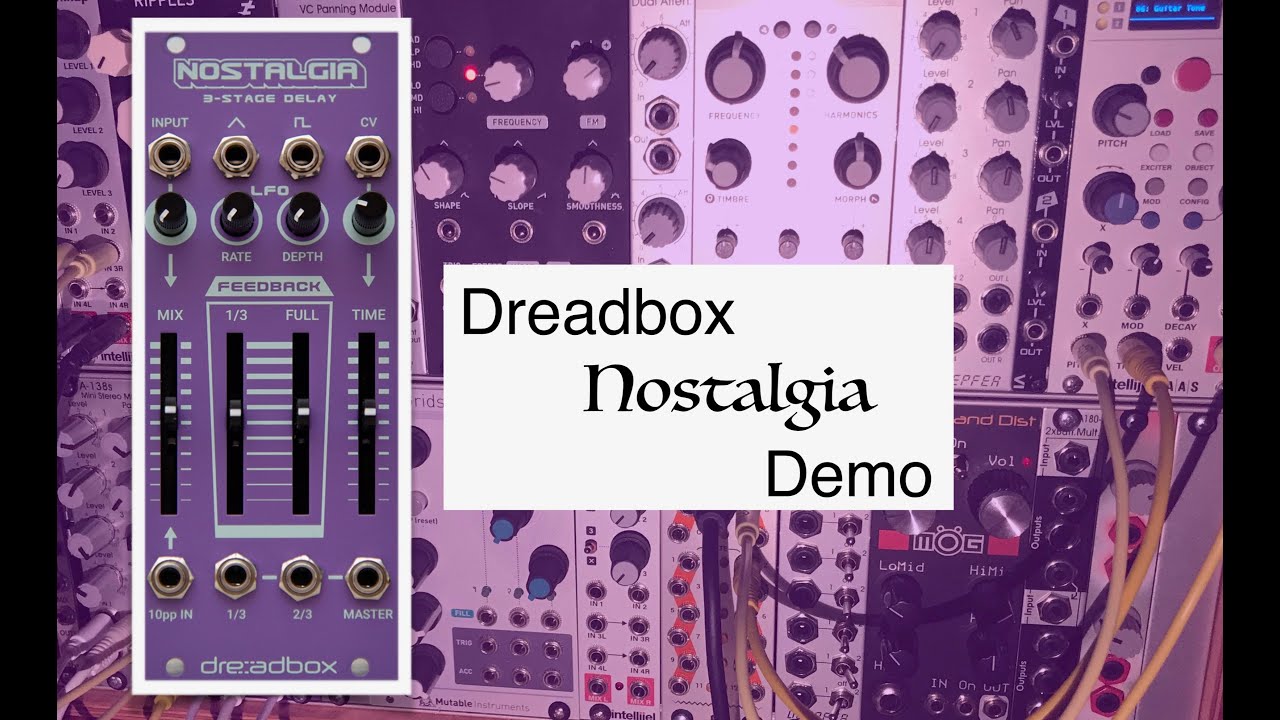 Dreadbox Nostalgia/ Doepfer A-138s Stereo Mixer Demo