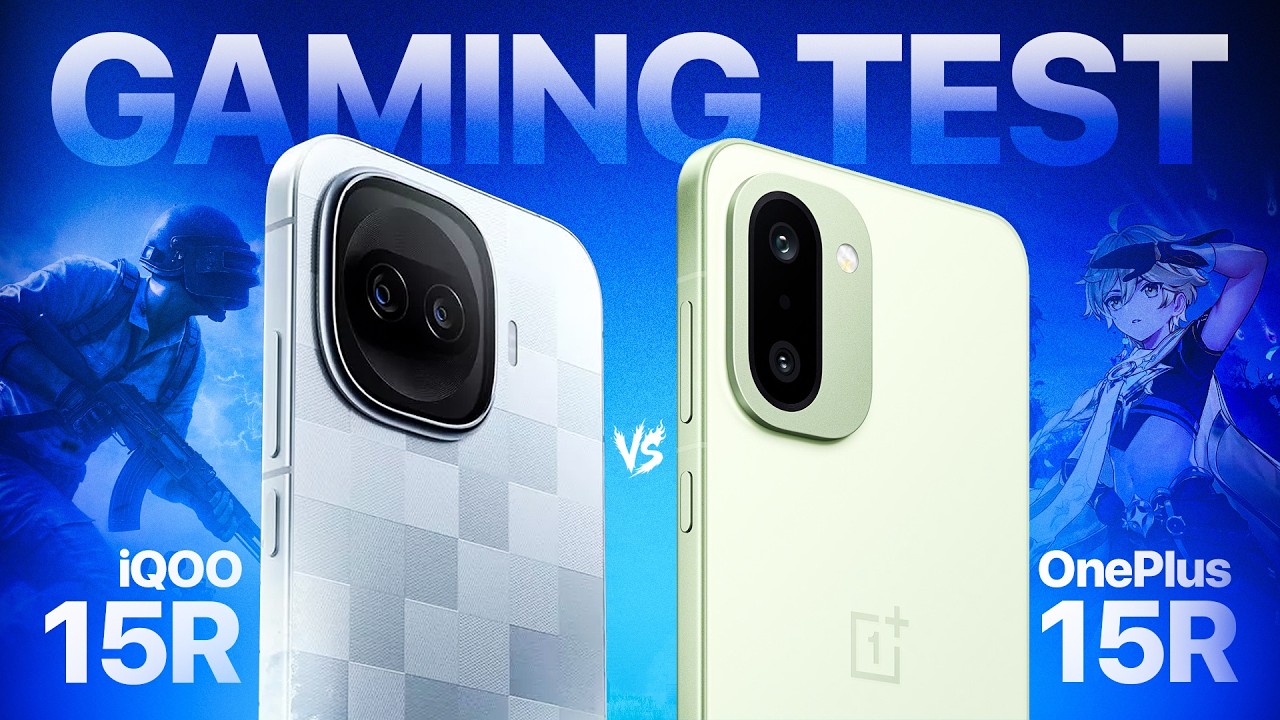 iQOO 15R vs OnePlus 15R: Extreme Gaming Comparison (BGMI, Genshin Impact, and More)