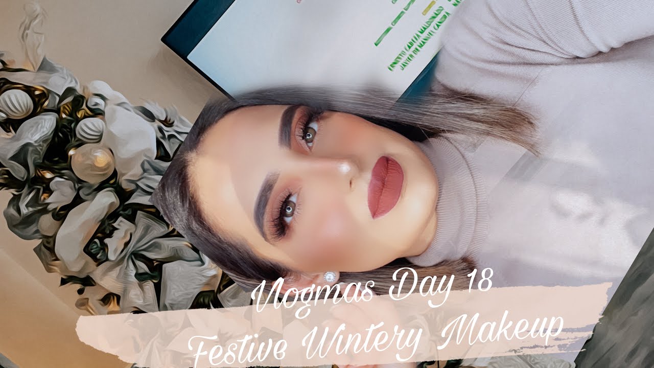 FESTIVE WINTER MAKEUP TUTORIAL | VLOGMAS DAY 18 | AMAN BRAR | TAUR BEAUTY
