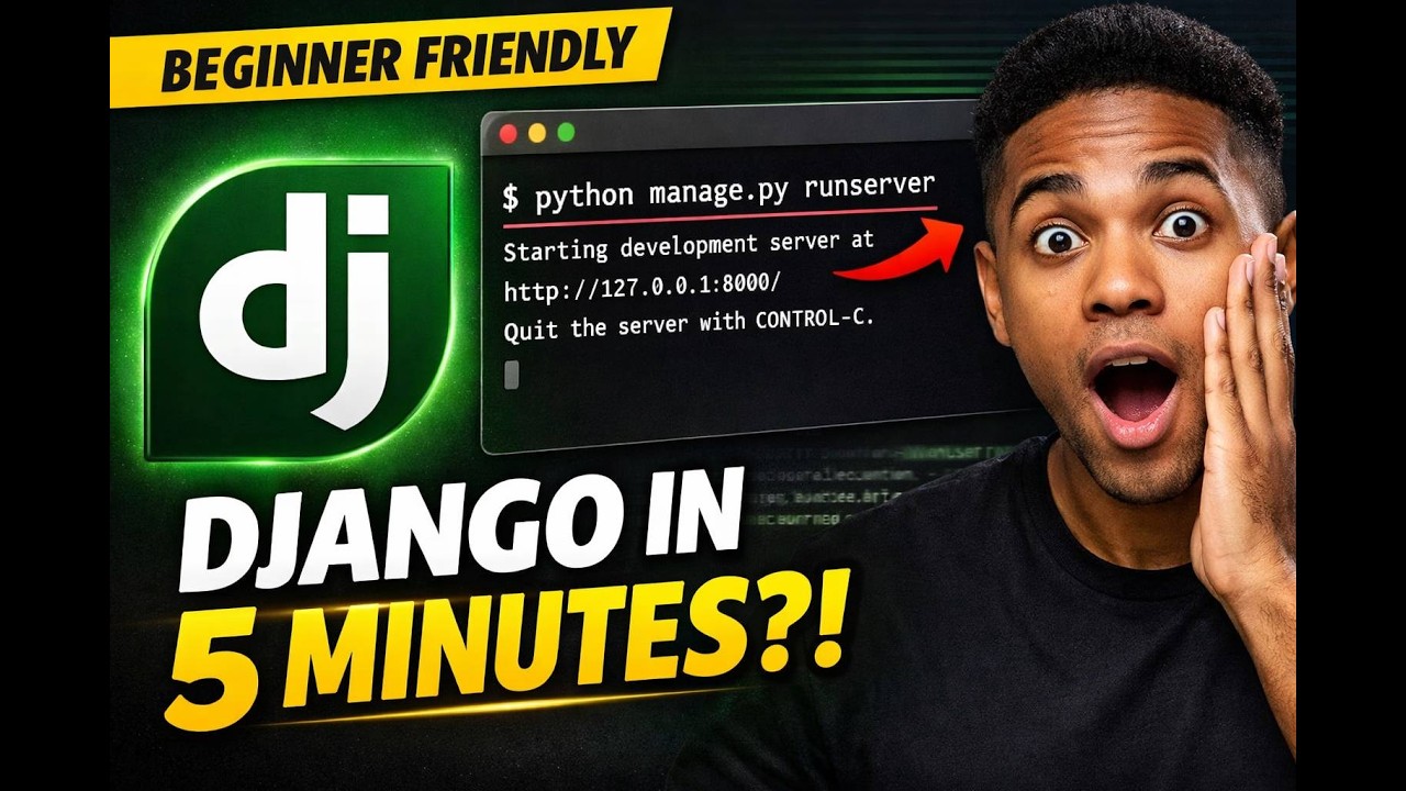 How to Create & Run a Django Server (Beginner Tutorial)