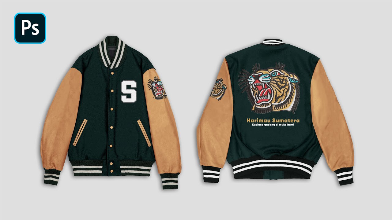 Varsity Jacket Mockup | Free Download Mockup PSD