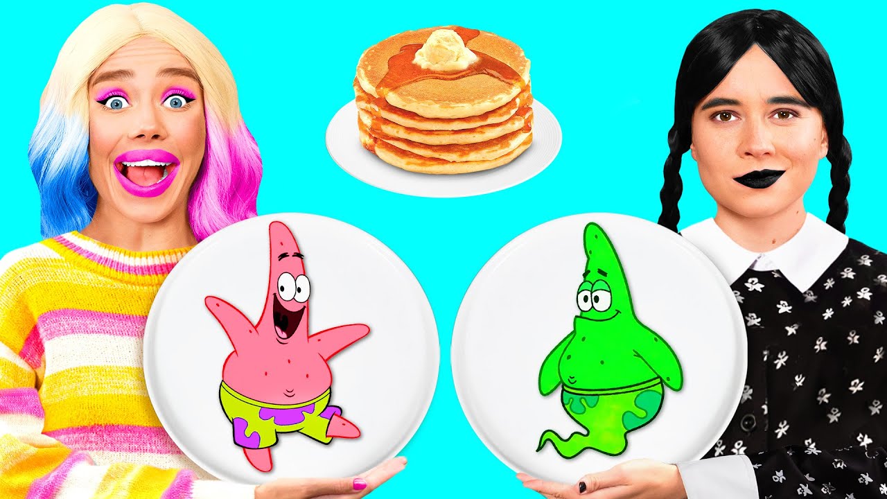 Творческий Челлендж с Блинчиками | Забавные Лайфхаки с Едой