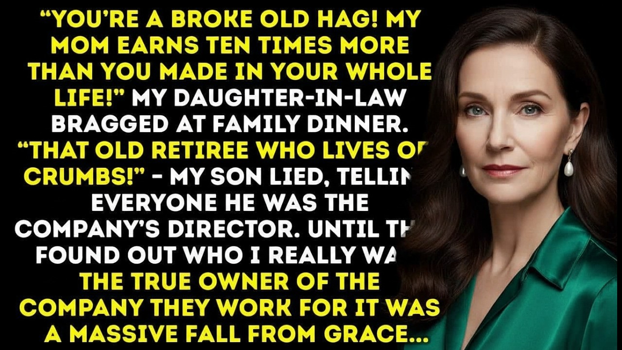 My Daughter In Law Laughed： “You’re Poor!” But When She Learned The Truth, She Turned Pale