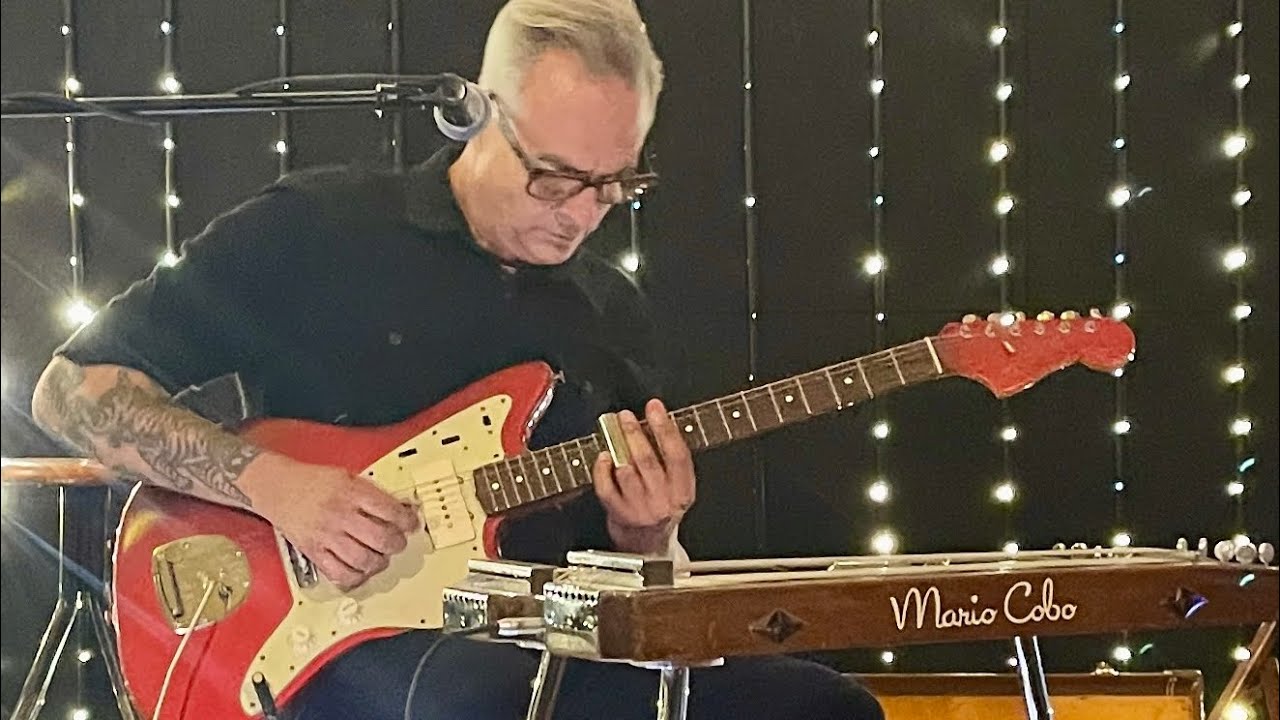 Mario Cobo y sus asombrosas guitarras en directo en el Lemon Rock Granada 30-05-25
