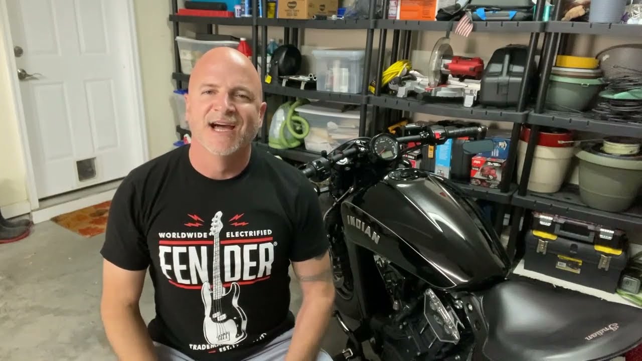 Установка фрикционной планки Indian Scout Bobber
