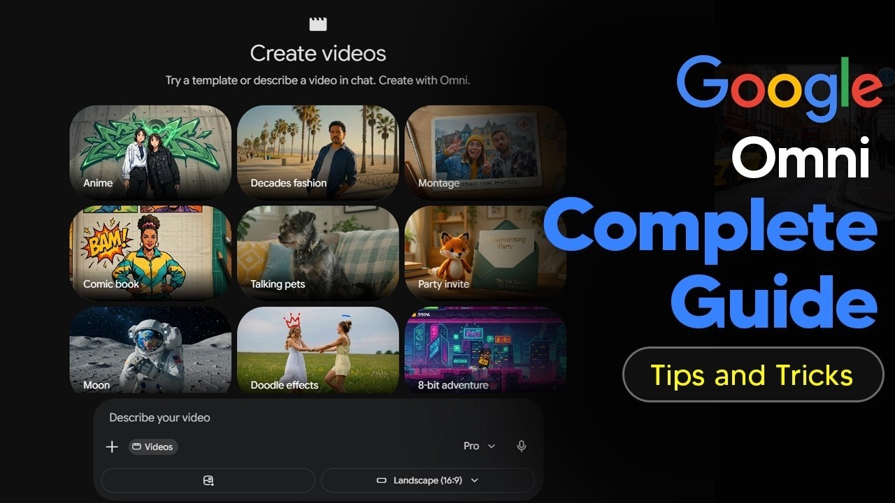 Как пользоваться Google Gemini Omni &mdash; руководство по Google Gemini Omni