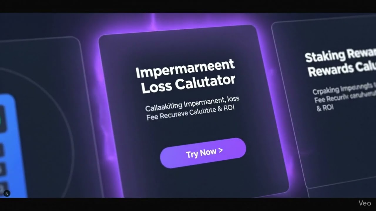 DeFi Impermanent Loss Calculator Video